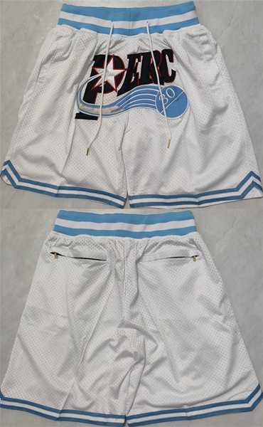 Mens Space Jam Tune Squad White Shorts (Run Small)->nba shorts->NBA Jersey